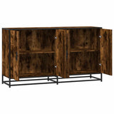 Sideboard Smoked Oak 134x35x76 cm Engineered Wood 3300817