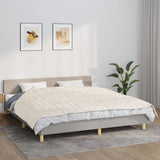 Weighted Blanket Light Cream 155x220 cm 11 kg Fabric 350759