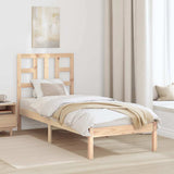 Bed Frame without Mattress 75x190 cm Small Single Solid Wood 3105365
