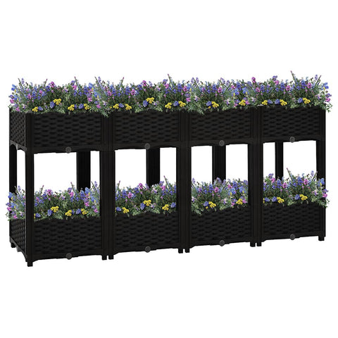 Raised Bed 160x40x71 cm Polypropylene 316537
