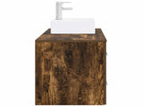 Bathroom Furniture Set 2 pcs Smoked Oak Engineered Wood 3403972