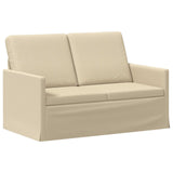 Sofa Set 2 pcs Cream Fabric 3433141
