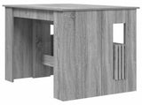 Dinning Table 180 x 85 x 75 cm Engineered Wood Grey Sonoma 3424943