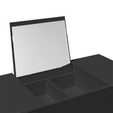Dressing Table with Mirror Black 100x45x76 cm 840696