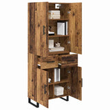 Highboard with Drawer 2 pcs Old Wood 69.5 x 34 x 180 cm 3415738