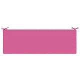 2-Piece Bench Cushions SOEST 2 pcs 100% Polyester Pink 949477