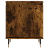 Bedside Cabinets 2 pcs Smoked Oak 40x30x50 cm Engineered Wood 826823