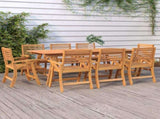 Garden Table 200x90x75 cm Solid Wood Acacia 363311