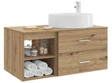 Bathroom Furniture Set 2 pcs Artisan Oak Engineered Wood 3403935