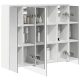Bathroom Mirror Cabinet White 73.5 x 16 x 62.5 cm 889167