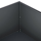Garden Planter 2 pcs Anthracite 100 x 100 x 30 cm 8005083