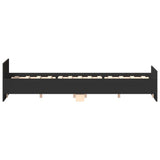 Bed Frame without Mattress Black 120x200 cm 3203741