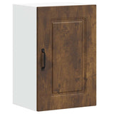 Kitchen Wall Cabinet Kalmar Smoked Oak Engineered Wood 853552