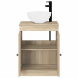 Bathroom Furniture Set Sonoma Oak Engineered Wood 3404216