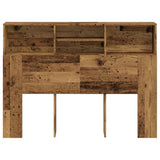 Headboard Cabinet Old Wood 140x19x103.5 cm 856868