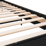 Bed Frame without Mattress Black 90x190 cm Single 845627