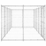Outdoor Dog Kennel Galvanised Steel 12,1 m 3082309