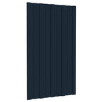 Roof Panels 36 pcs Galvanised Steel Anthracite 80x45 cm 317204