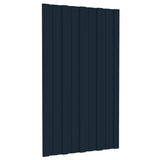 Roof Panels 36 pcs Galvanised Steel Anthracite 80x45 cm 317204