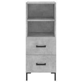 Highboard Concrete Grey 34.5x34x180 cm Engineered Wood 3198917