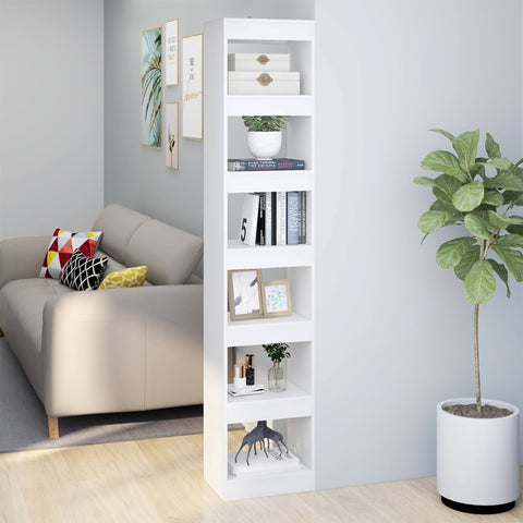 Book Cabinet/Room Divider White 40x30x198 cm 811637