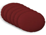 Cushion with Pillow HEERLEN 6 pcs Wine Red Fabric 929320