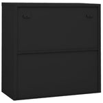 ZNTS Sliding Door Cabinet with Planter Box Anthracite Steel 3095265