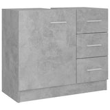 Sink Cabinet Concrete Grey 63x30x54 cm Engineered Wood 804188