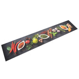 Kitchen Rug Washable Spices 60x300 cm Velvet 136542