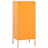 Storage Cabinet Mustard Yellow 42.5x35x101.5 cm Steel 336182