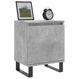 Bedside Cabinets 2 pcs Concrete Grey 40x30x50 cm Engineered Wood 826853