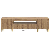 LED TV Cabinet Artisan Oak Engineered Wood 897134