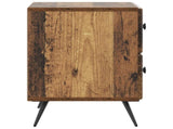 Bedside Cabinet Old Wood 43 x 34.5 x 47.5 cm Engineered Wood 895461