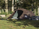 Camping Tent Tunnel 3-Person Brown Waterproof 4009628