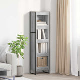 Book Cabinet Grey Sonoma 40 x 30 x 155 cm Engineered Wood 886375