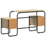 Desk with Storage Sonoma Oak 145 x 50 x 75 cm 8008009