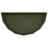 Planter Olive Green 120 x 60 x 50 cm Steel 883706