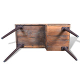 Reclaimed Wood Desk with Iron Legs 241138