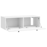 Wall-Mounted TV Cabinet 98 x 41 x 30 cm High Gloss White 899209