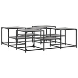 Coffee Table Grey Sonoma 121x121x40 cm Engineered Wood 839071