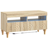 LED TV Cabinet Sonoma Oak Engineered Wood 896337