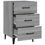Bedside Cabinet Grey Sonoma 40x40x66 cm Engineered Wood 817325