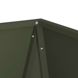 Planter Olive Green 30 x 30 x 75 cm Steel 883772