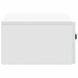 Wall-Mounted Bedside Cabinet 2 pcs White 49 x 34.5 x 20 cm 898106
