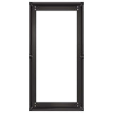 Planter Black 40x80x40 cm Cold-rolled Steel 860731