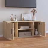 ZNTS TV Cabinet Sonoma Oak 100x35x40 cm Engineered Wood 823094