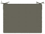4-Piece Seat Cushions SOEST 4 pcs 100% Polyester Grey 945012