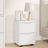 Bedside Table White 30.5 x 30 x 43 cm Engineered Wood 888797