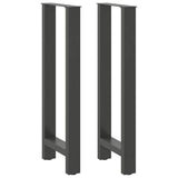 Bar Table Legs Anthracite 2 pcs 40x cm Steel 4013338