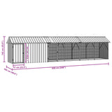 Bird Cage Anthracite 630 x 103 x 142 cm Galvanised Steel 3325146